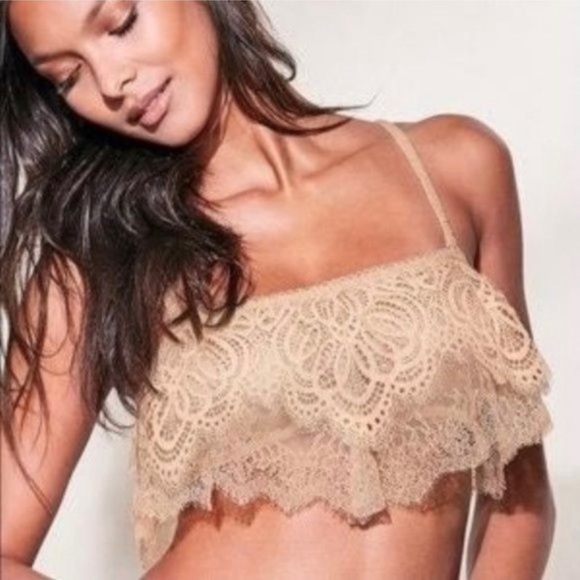 Victoria's Secret Other - Victoria's Secret DREAM ANGELS Lace
Flounce Bralette in size S
